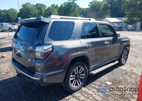 2017 Toyota 4Runner Limited from USA, damaged, VIN JTEBU5JR8H5416296